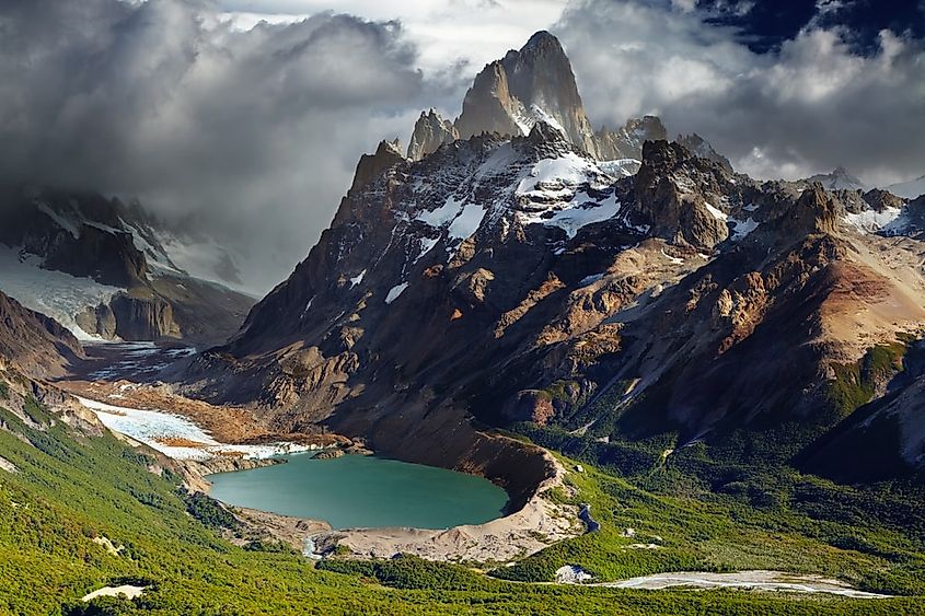 Mount Fitz Roy on the Argentina-Chile border.