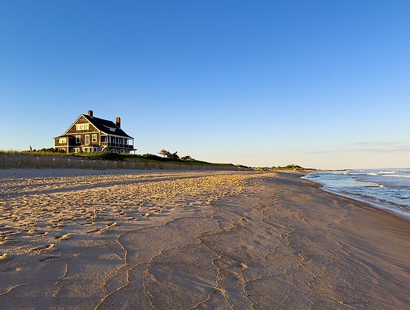 Kilkare, a legendary oceanfront Hamptons mansions in Wainscott.