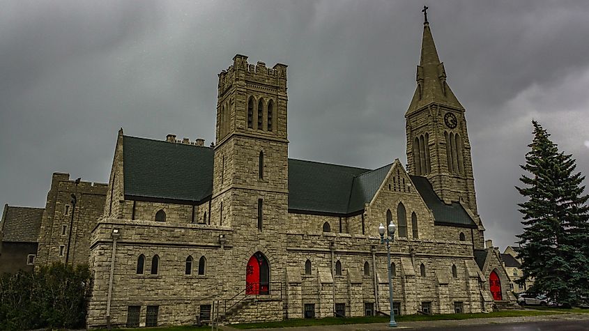 St. Matthew's Cathedral in Laramie, Wyoming.