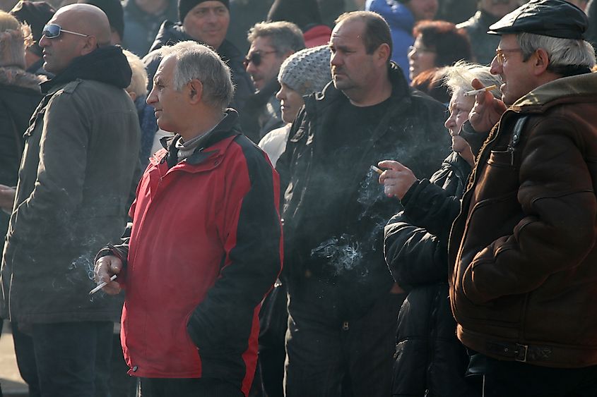 Smokers in Bulgaria