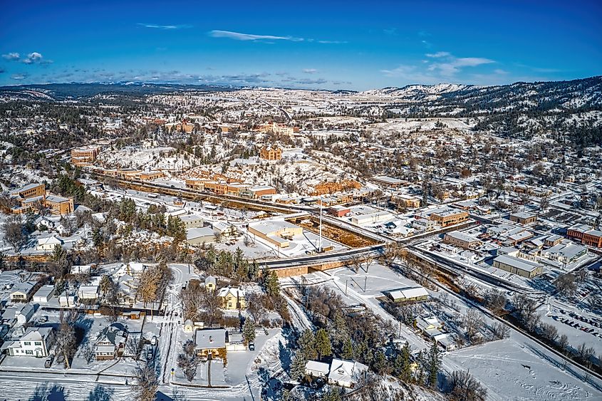 The Town of Hot Springs, South Dakota is Famous for its Mineral Springs and Mammoth Fossils.