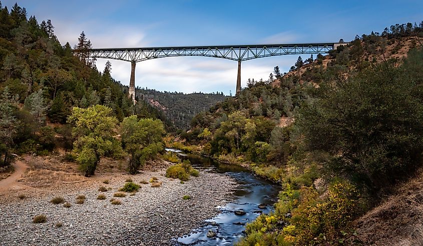 Foresthill Bridge in Auburn California