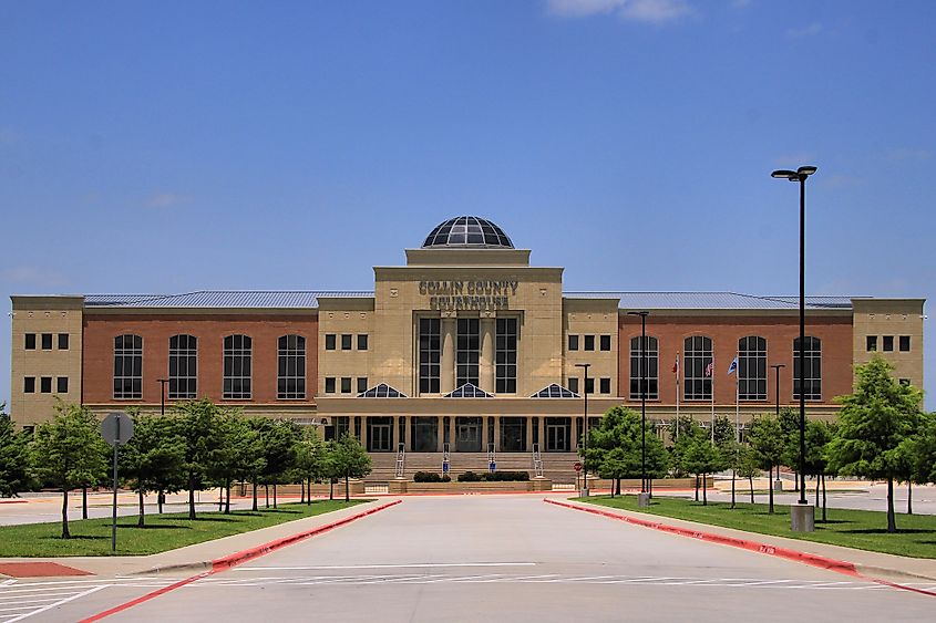 The Collin County Courthouse in McKinney.