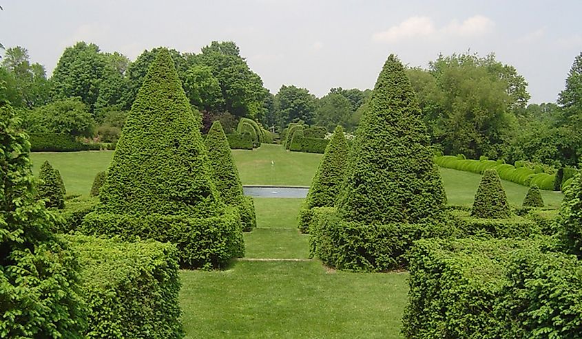 Ladewbowl at the Ladew Topiary Gardens in Maryland