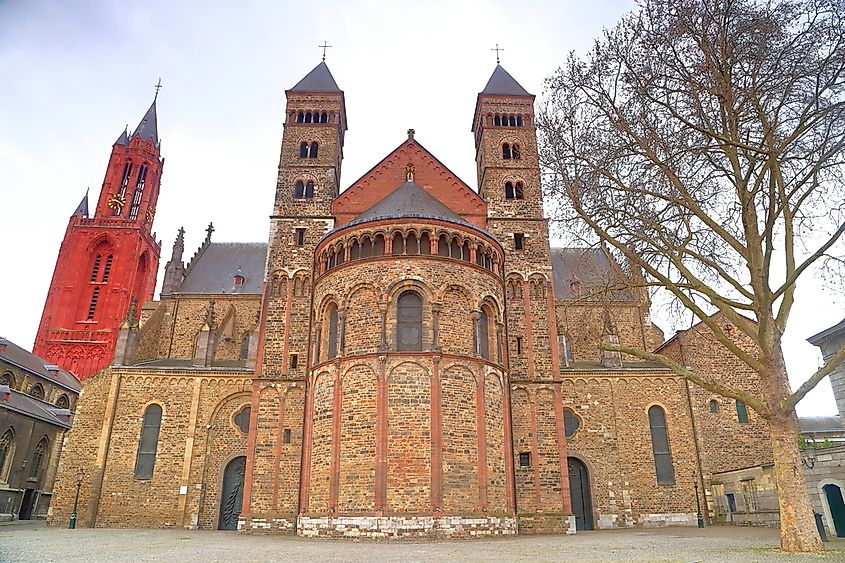 Basilica of Saint Servatius in Maastricht, the oldest church in the Netherlands.