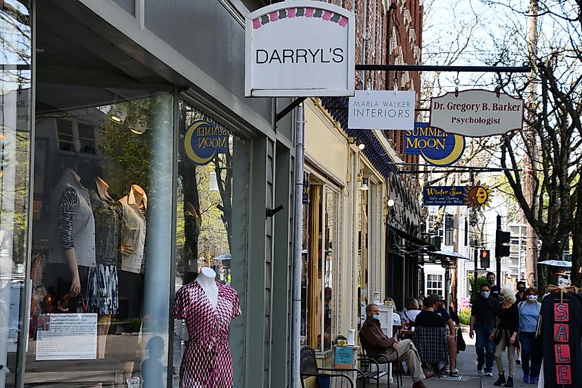 East Market Street in Rhinebeck, New York