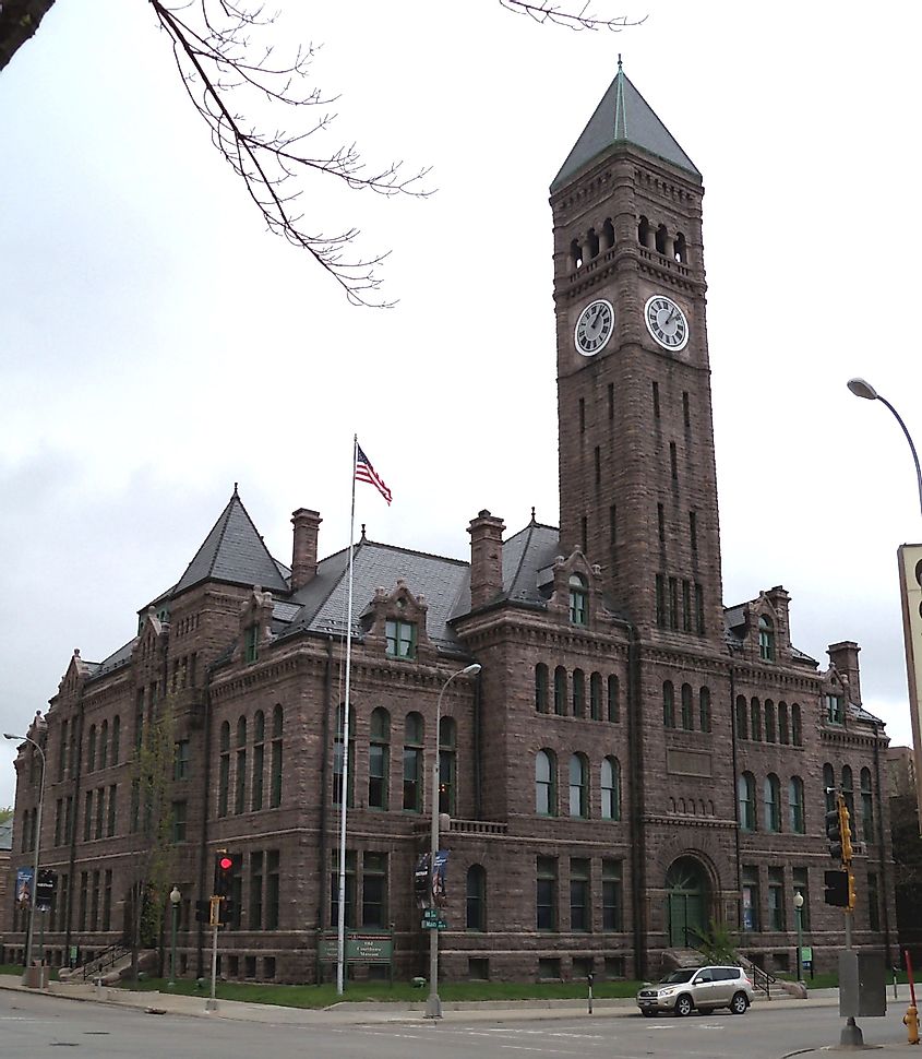 Old Minnehaha County Courthouse in Sioux Falls, South Dakota