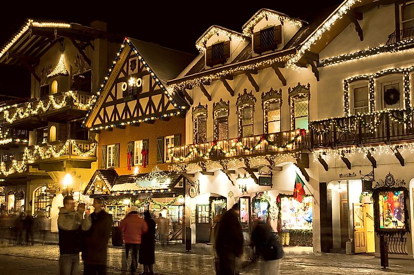 Pre-Christmas celebrations in Leavenworth, Washington.