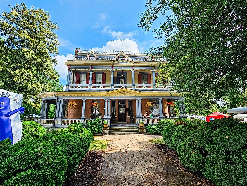 The historic Rose Lawn House in Cartersville, GA.