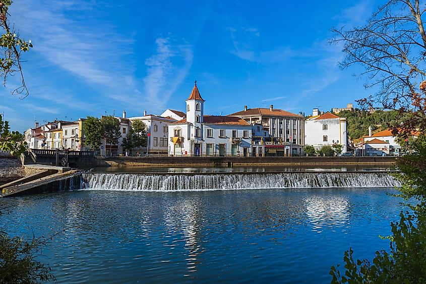 The extremely scenic town of Tomar, Portugal.