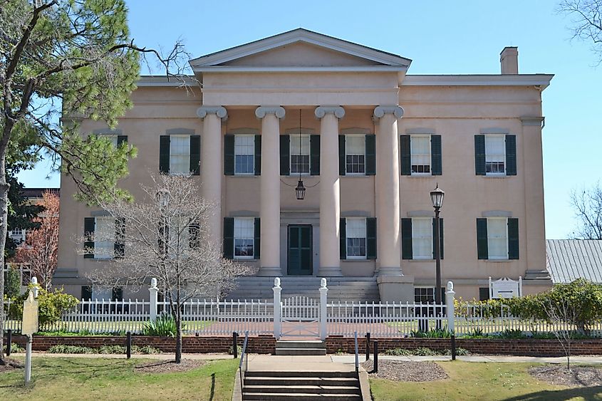 The Old Governor's Mansion in Milledgeville, Georgia. 