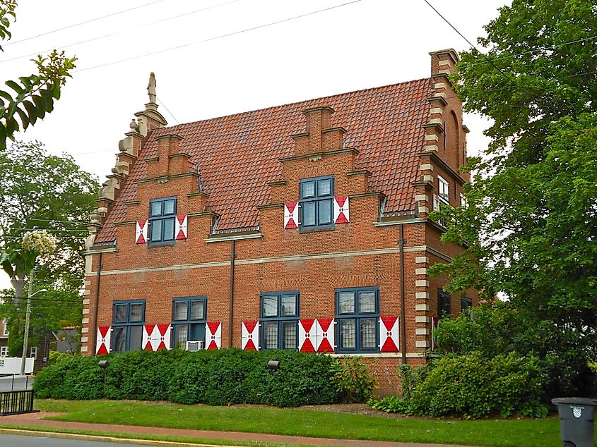 Zwaanendael Museum in Lewes, Delaware. 