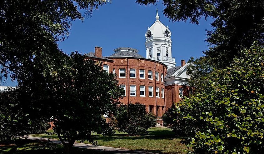 Historic Monroe County Courthouse, Monroeville, Alabama.