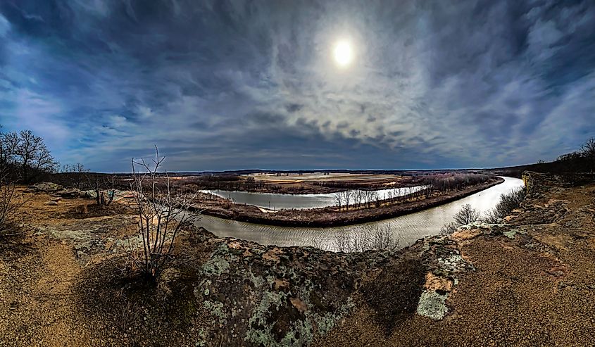 Monegaw Bluff in Osceola, Missouri