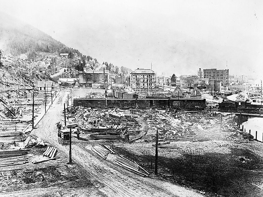 Wallace Idaho 1910 fire.