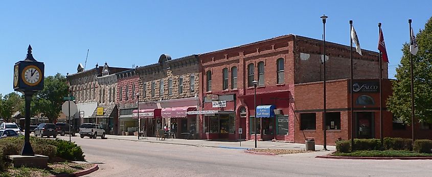 The Chadron Commercial Historic District in Nebraska.