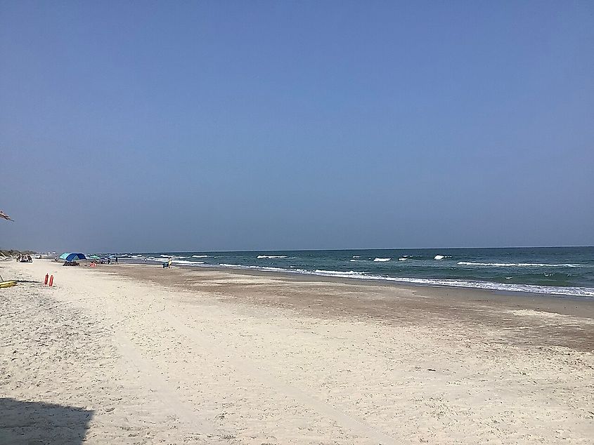 Bear Island in Hammocks Beach State Park, Onslow County, North Carolina.