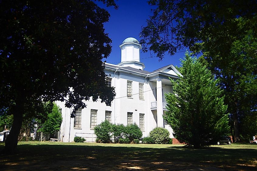 Benton County Courthouse in Ashland, Mississippi.