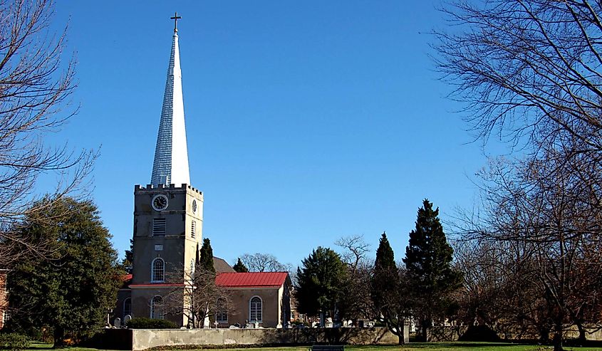 Immanuel Episcopal Church in New Castle, Delaware