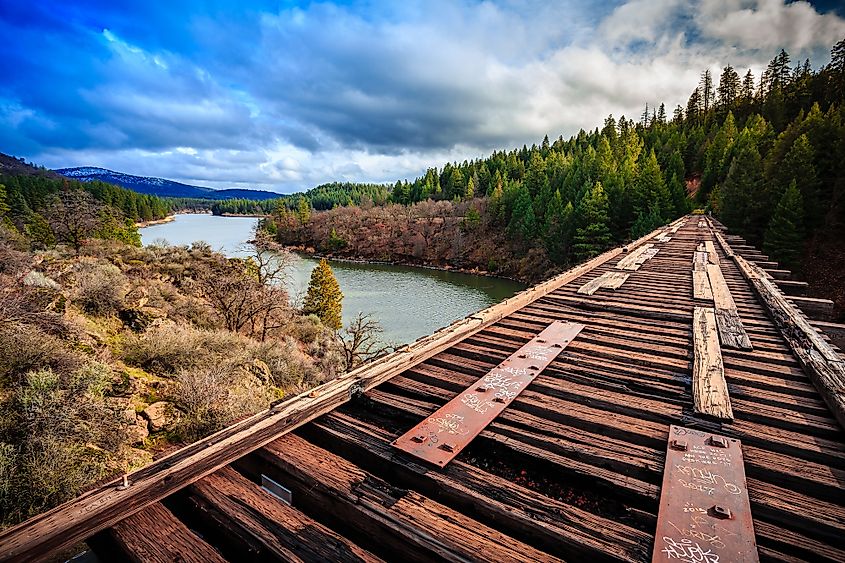 Stand By Me Bridge, Lake Britton, California