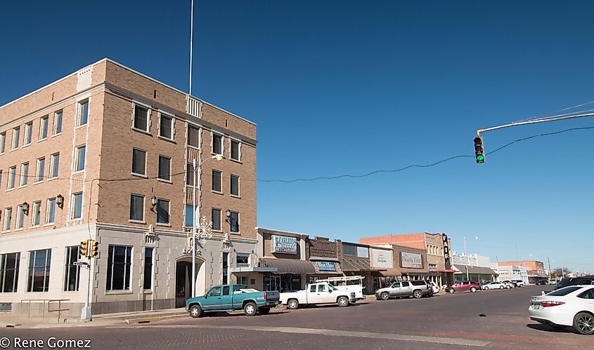 Plainview, Texas Commercial Historic District. Credit: Renelibrary