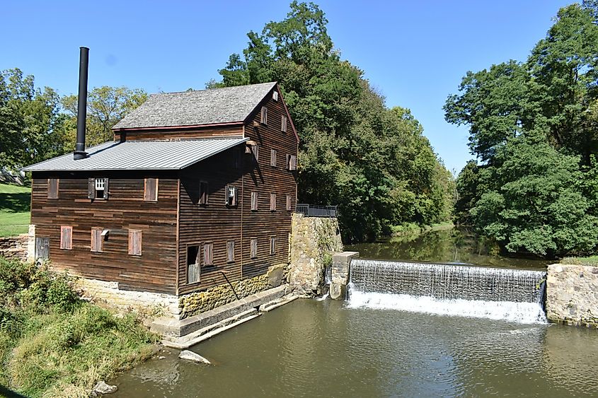 Grind Mill at Wild Cat Den near Muscatine Iowa.