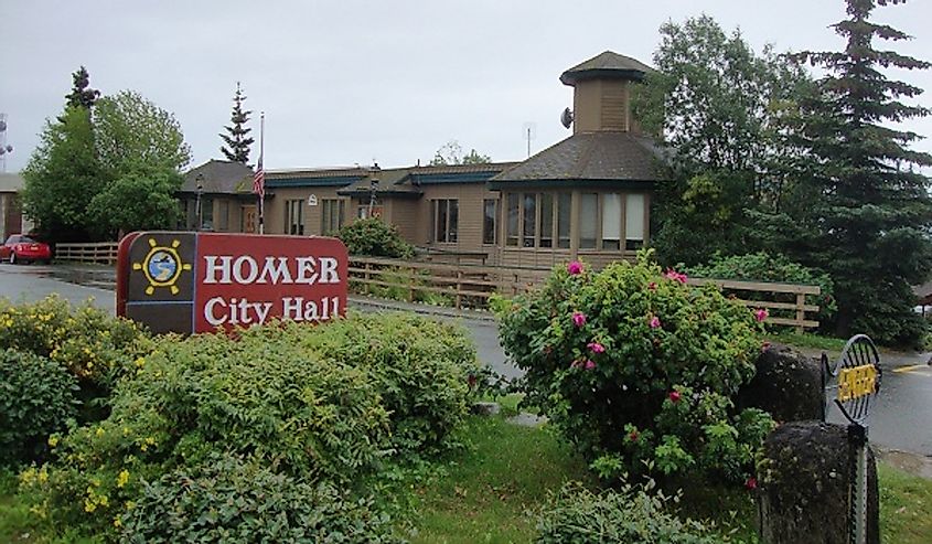 City Hall in Homer, Alaska