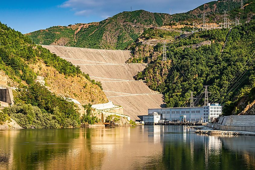 A dam on the Drin River.