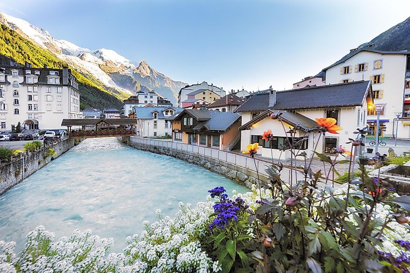 The gorgeous town of Chamonix, France