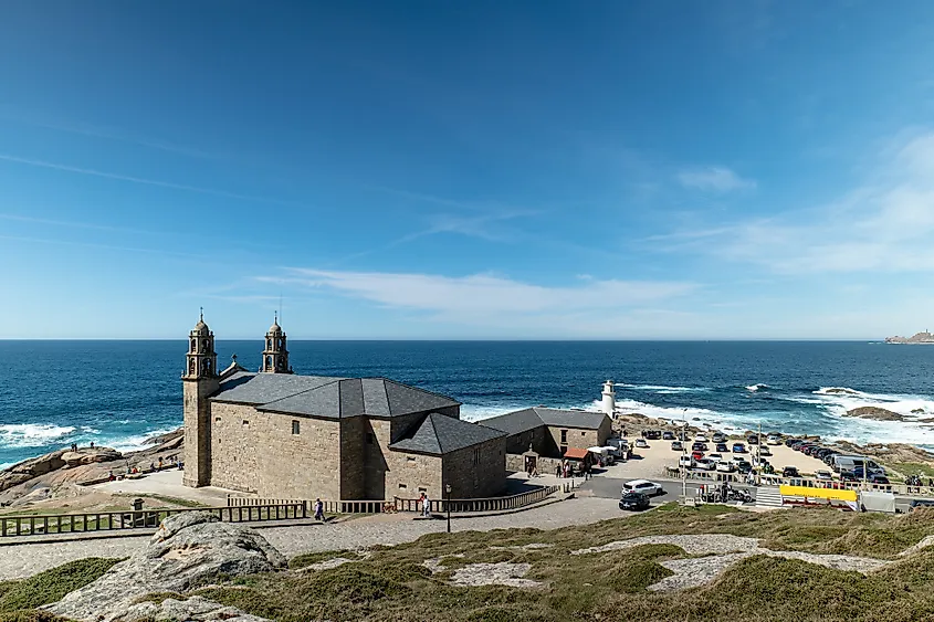 Iglesia en Muxía, España.