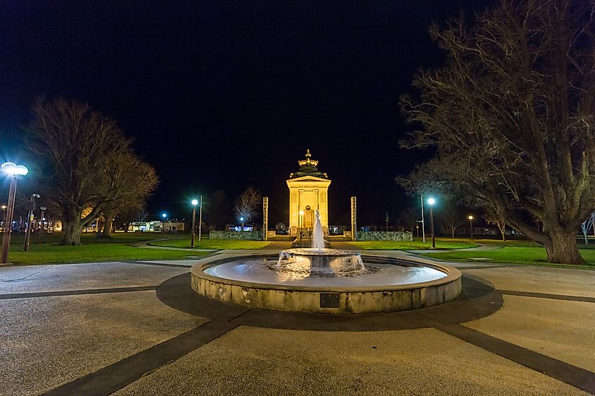 A monument in the small town of Colac in Australia.