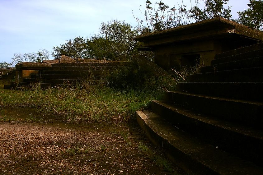 Exterior of Fort St. Philip.