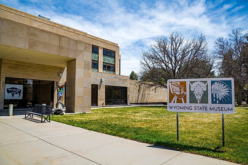 The Wyoming State Museum in Cheyenne, Wyoming