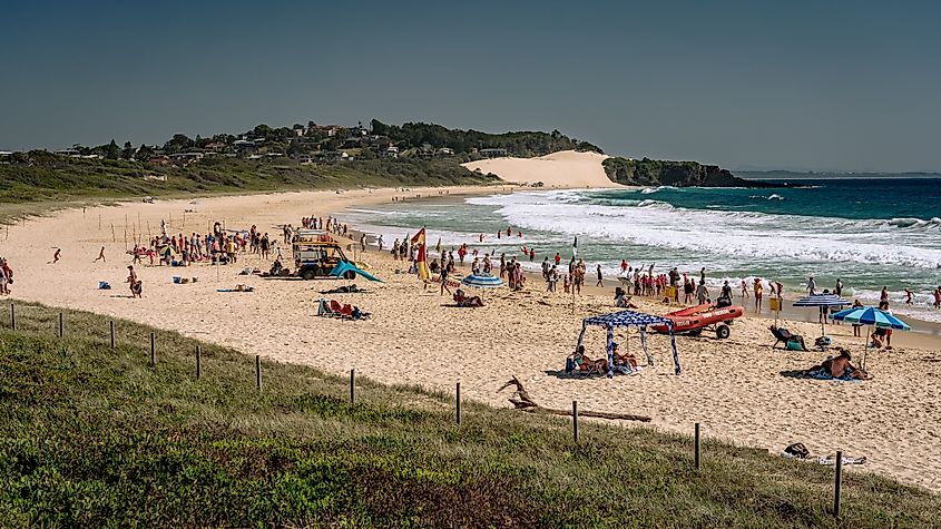 Beachside in Forster, New South Wales, Australia