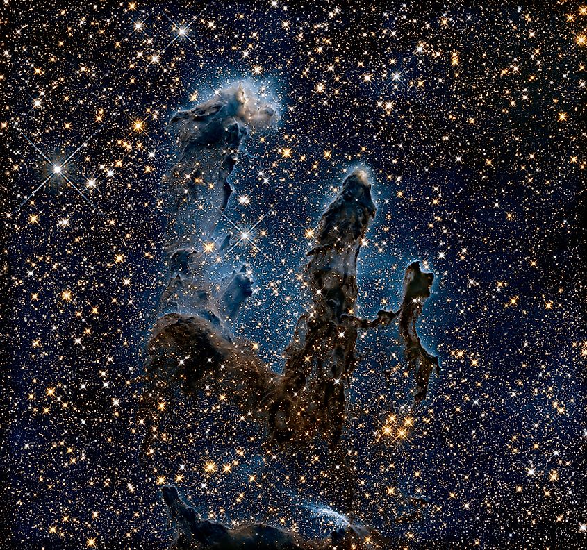 Pillars of Creation infrared 