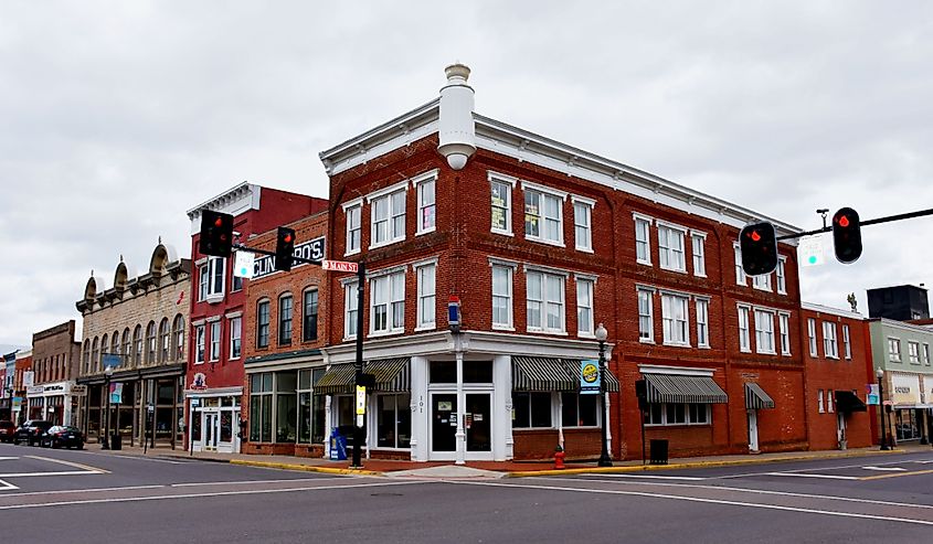 Downtown Street in Culpeper, Virginia