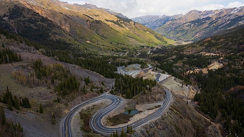 Million Dollar Highway in Colorado