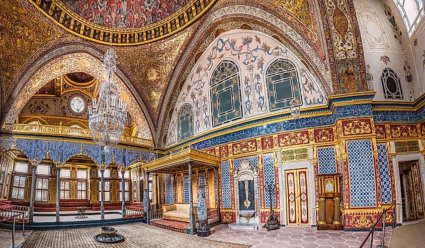 Ancient Ottoman residence Topkapi Palace Istanbul, Turkey.