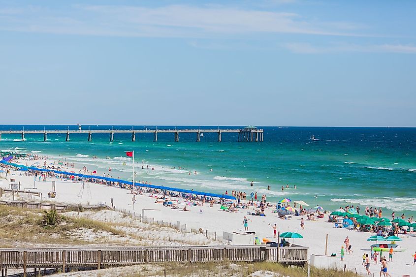 People enjoying in Fort Walton Beach, Florida