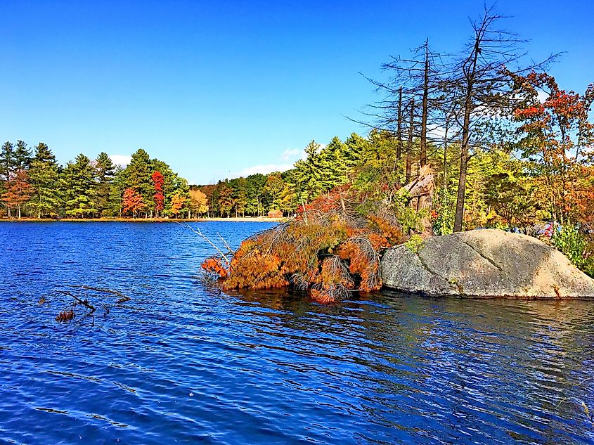 Burr Pond State Park in Connecticut