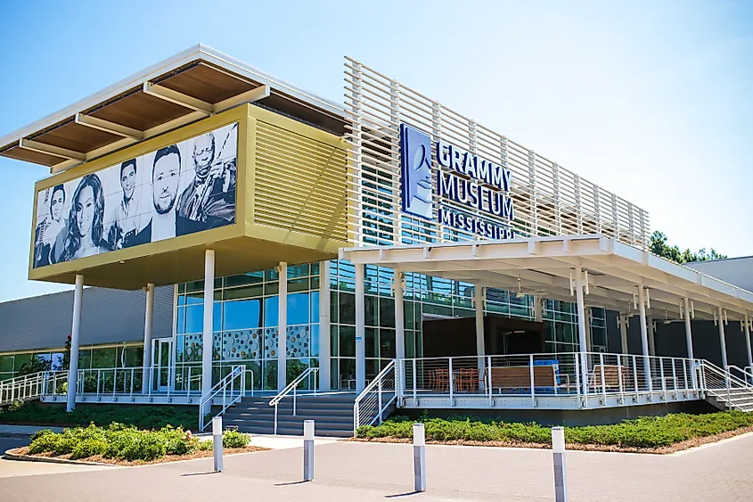 The Grammy Museum in Cleveland, Mississippi.