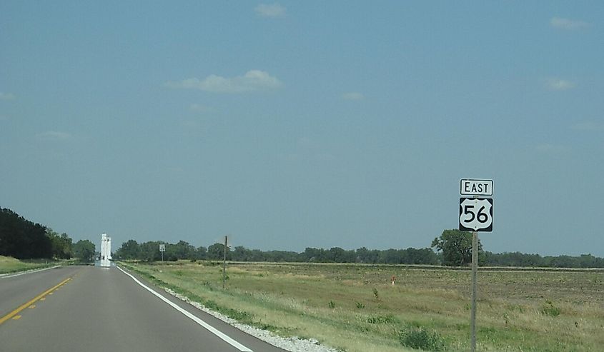 US Highway 56, Kansas.