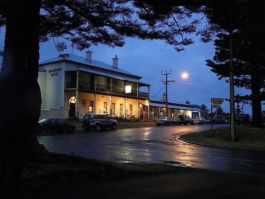 Beachport Hotel in Beachport, South Australia.