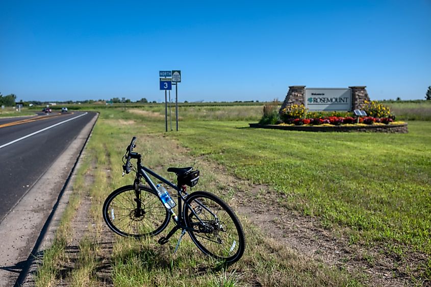 Biking around Rosemount