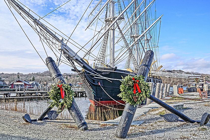 Seaport Museum in Mystic, Connecticut.