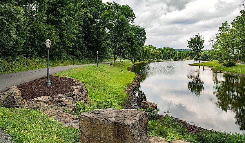 Twin lake estates in East Stroudsburg, Pennsylvania