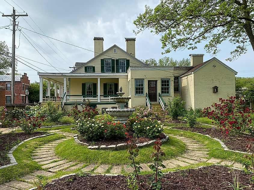 Jean Baptiste Vallé House in Ste. Genevieve, Missouri.