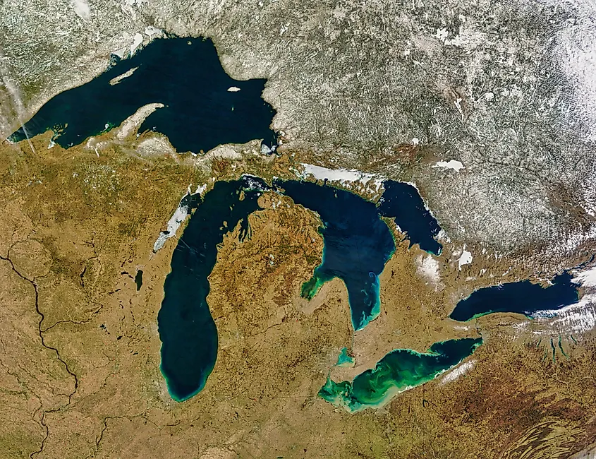 The Great Lakes of North America