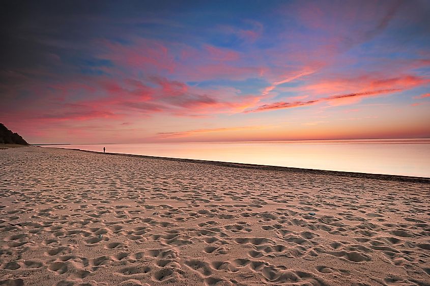 The gorgeous Twelve Mile Beach in Michigan.