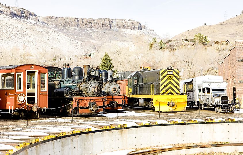 View of the Colorado Railroad Museum in Colorado.